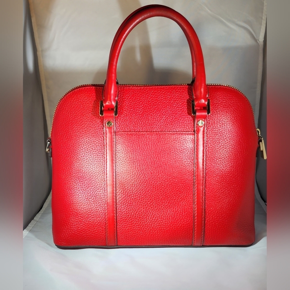 MICHAEL Michael Kors Bedford Legacy Medium Pebbled Leather Dome Satchel' - Picture 3 of 8